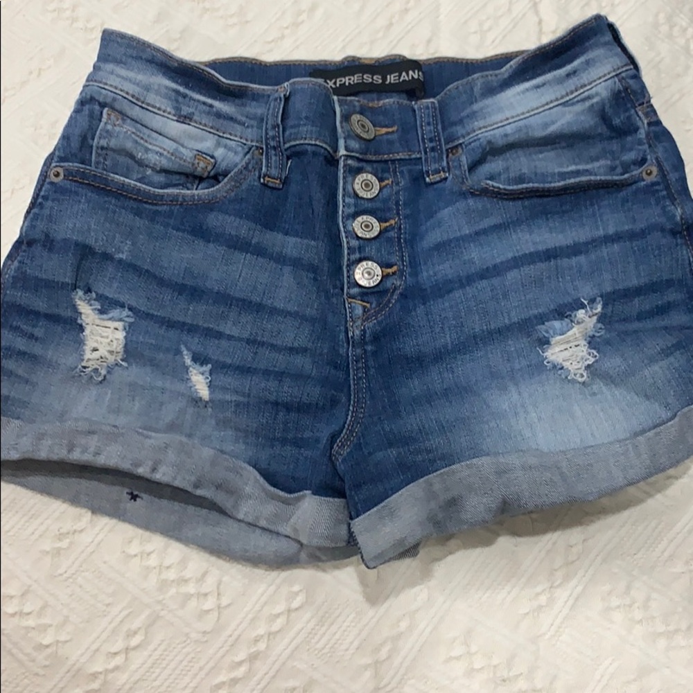 EXPRESS high waisted shorts